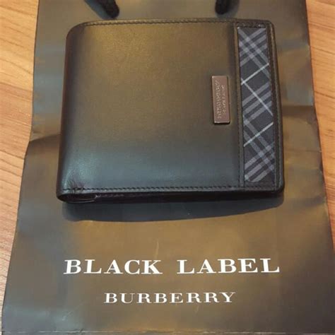 burberry black quilted wallet|burberry black label wallet.